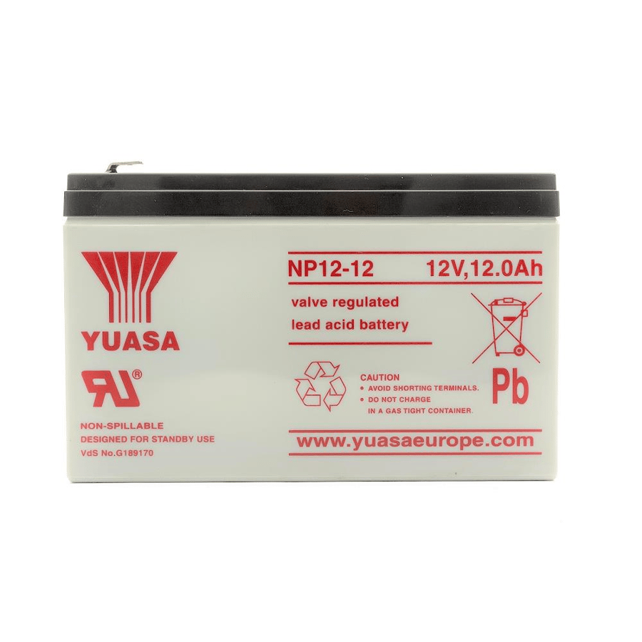 Yuasa NP12-12 12V 12Ah Bakımsız Kuru Akü 
