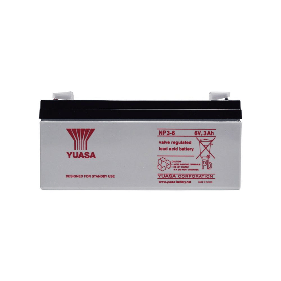 Yuasa NP3-6 6V 3Ah Bakımsız Kuru Akü 