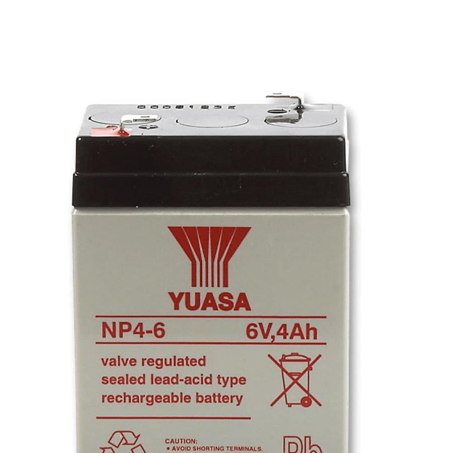 Yuasa NP4-6 6V 4Ah Bakımsız Kuru Akü 