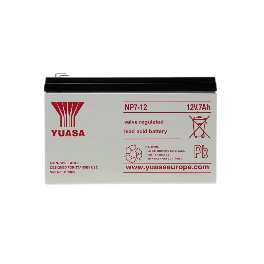 Yuasa NP7-12 12V 7Ah Bakımsız Kuru Akü 