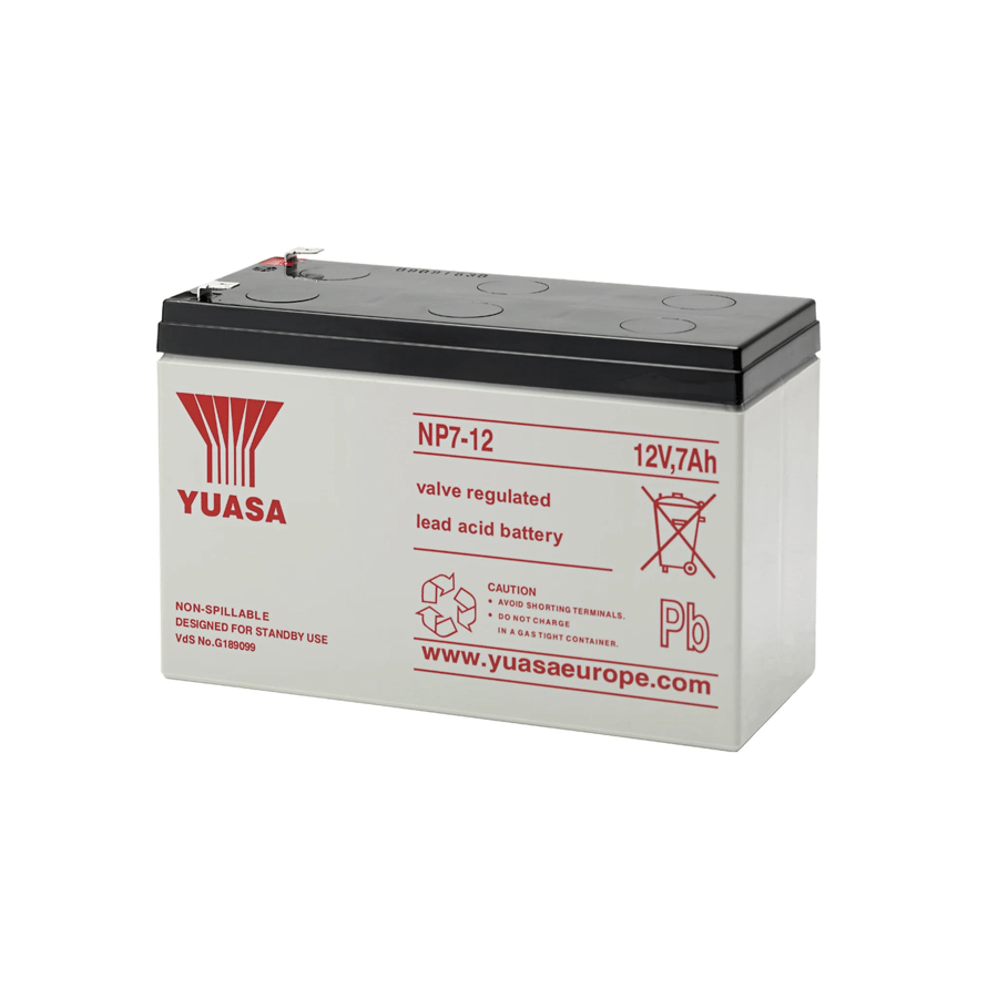 Yuasa NP7-12 12V 7Ah Bakımsız Kuru Akü 