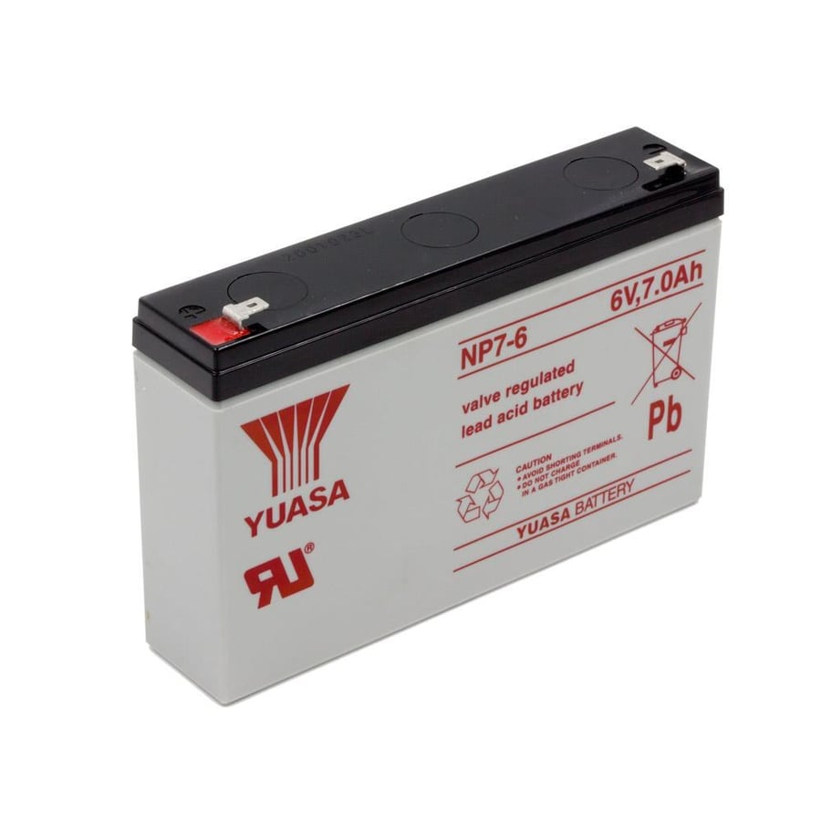 Yuasa NP7-6 6V 7Ah Bakımsız Kuru Akü 