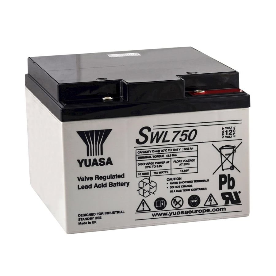 Yuasa SWL750 12V 24Ah Bakımsız Kuru Akü 