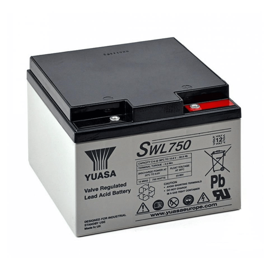 Yuasa SWL750 12V 24Ah Bakımsız Kuru Akü 