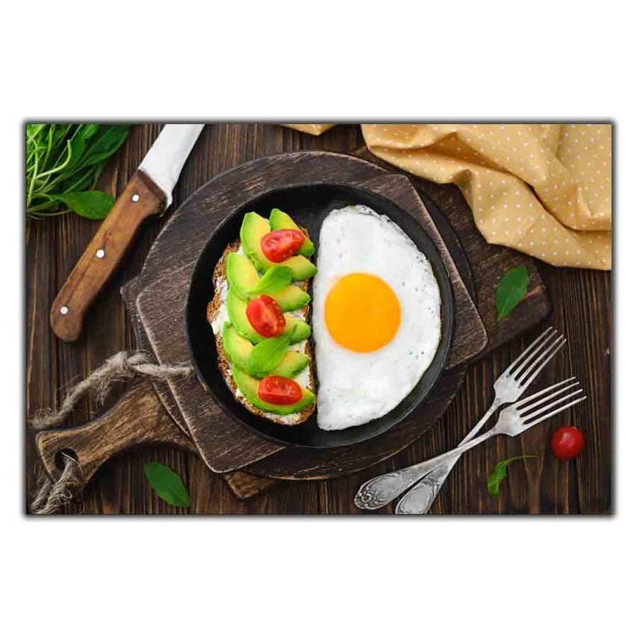 DİLİMLİ AVOKADO İLE EKMEK VE YUMURTA KANVAS TABLO ürününe, KANVAS TABLOLAR kategorisinden hemen satın alabilirsiniz.