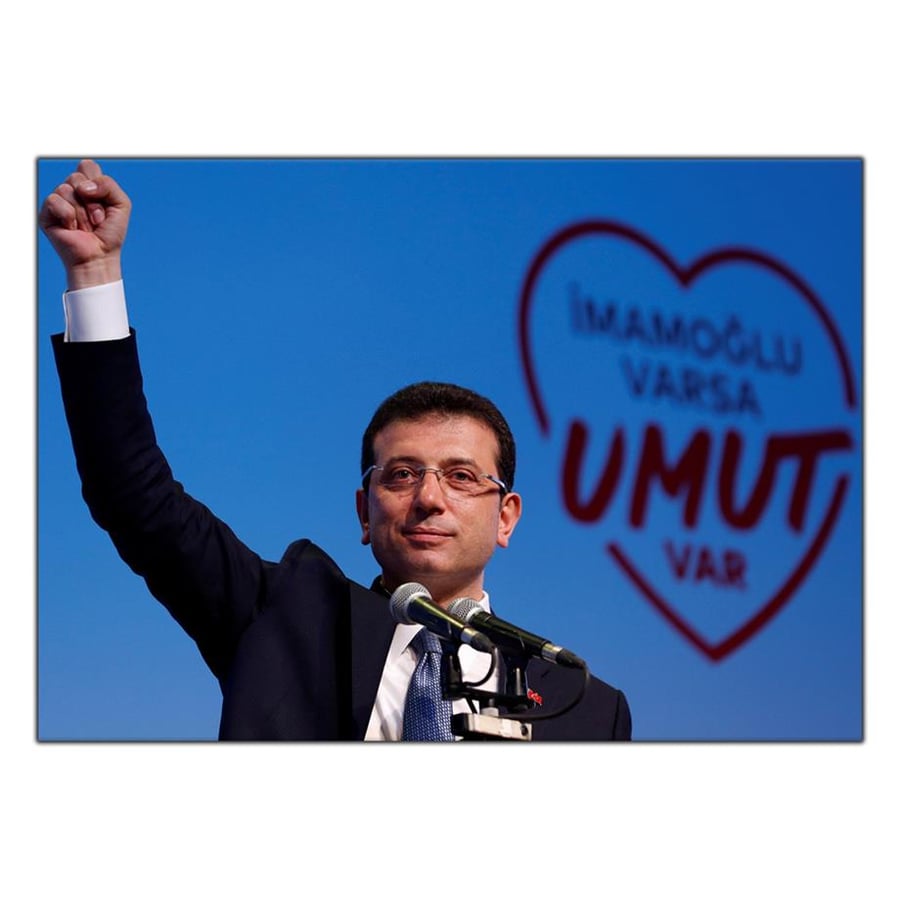 EKREM İMAMOĞLU KANVAS TABLO ürününe, KANVAS TABLOLAR kategorisinden hemen satın alabilirsiniz.