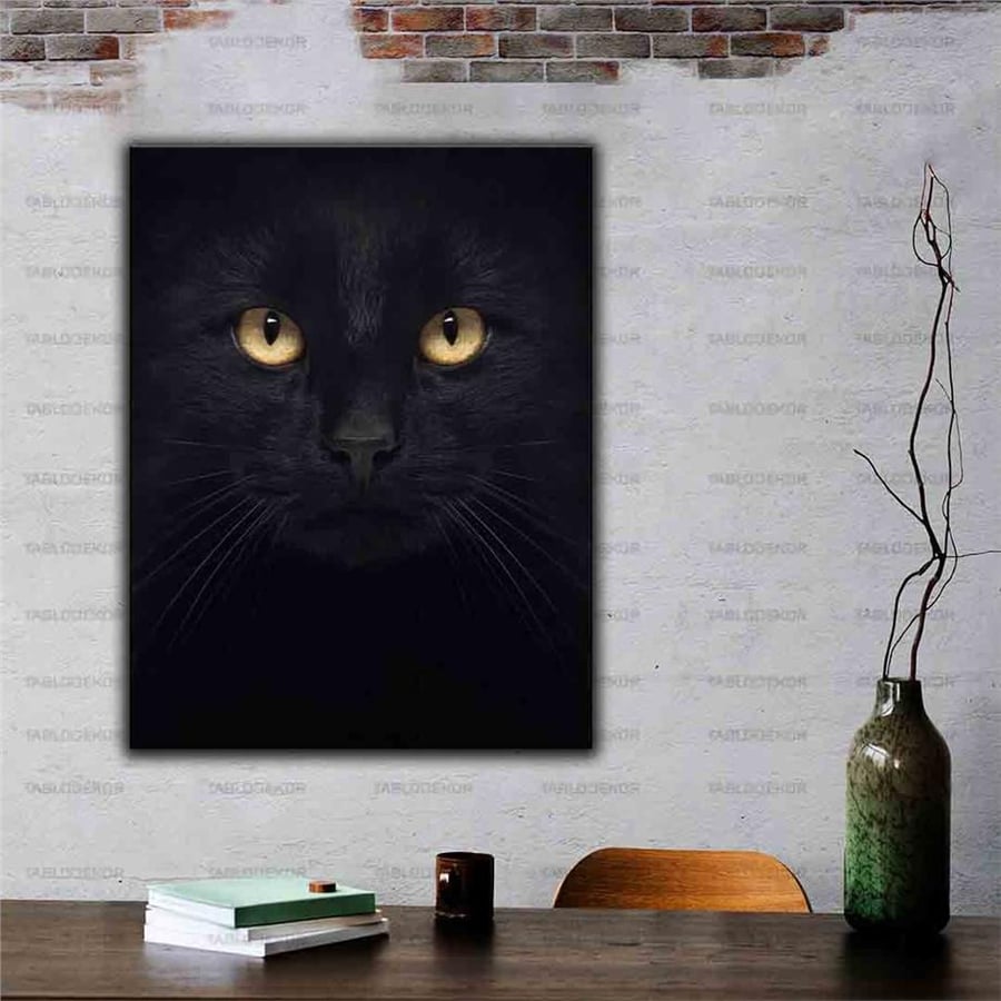 SARI GOZLU KEDI PORTRESI KANVAS TABLO ürününe, KANVAS TABLOLAR kategorisinden hemen satın alabilirsiniz.