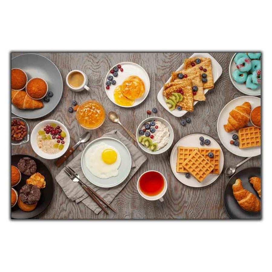 WAFFLE VE KAHVALTI SOFRASI KANVAS TABLO ürününe, KANVAS TABLOLAR kategorisinden hemen satın alabilirsiniz.