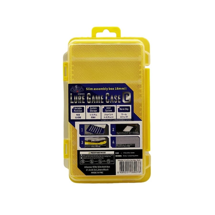 Çanta ve Kutular Albastar Elite Lure Game Case C Balıkçı Kutusu 17,5 cm x 10,5 cm x 1,8 cm