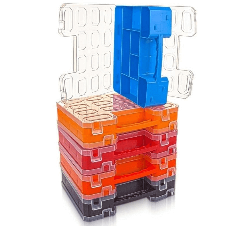 Çanta ve Kutular ASR 5033 Alfa Çift Taraf Organizer Kutu - KIRMIZI