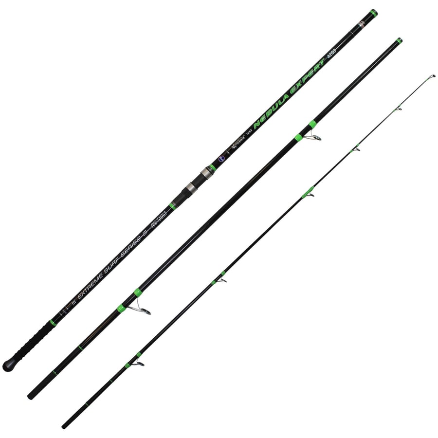 Surf Kamışları Captain 1653 Nebula Great Expert FUJİ 3 Parça 420cm Surf Kamış 300gr Atar