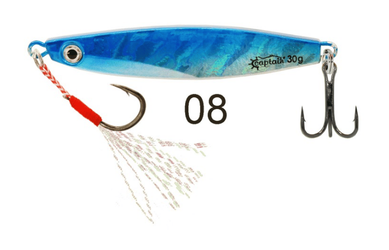Jig Yemler Captain 3654 Nautech UV 30gr Light Jig Suni Yem