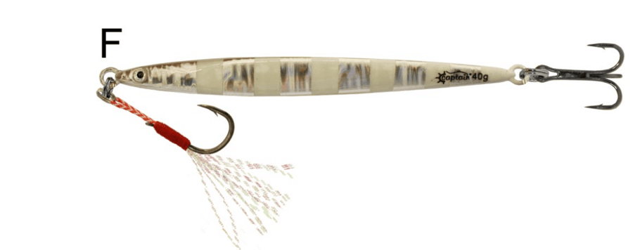 Jig Yemler Captain 3665 Cazador Slim UV 40gr Light Jig Suni Yem