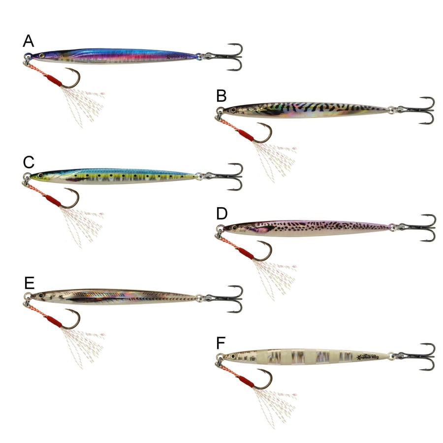 Jig Yemler Captain 3665 Cazador Slim UV 40gr Light Jig Suni Yem