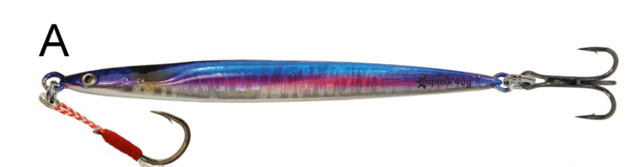 Jig Yemler Captain 3665 Cazador Slim UV 40gr Light Jig Suni Yem