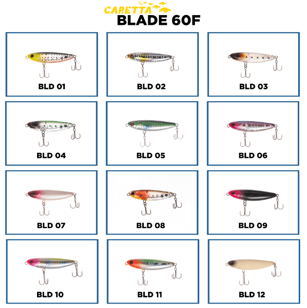 Maket Yemler Caretta Blade 60F 6 cm 6 g Maket Yem