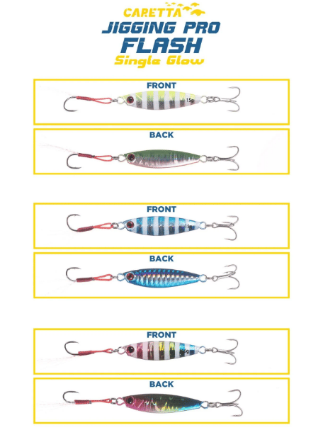Jig Yemler Caretta Jigging Pro Flash 10Gr Jig Yem - MİX GLOW