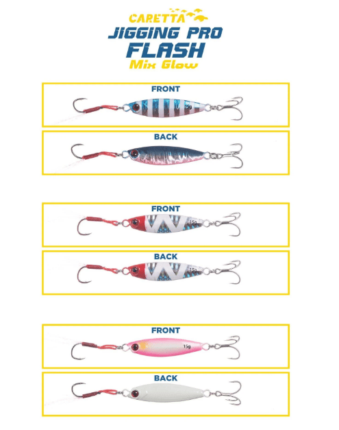 Jig Yemler Caretta Jigging Pro Flash 7Gr Jig Yem - MİX GLOW