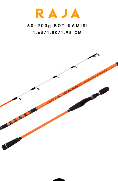 Tekne Kamışları Caretta Raja 1.80 cm 60-200 g Bot Kamışı