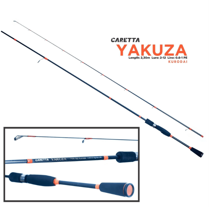 Lrf Kamışları Caretta Yakuza Kurodai 2-12g 2.30m 0.6-1 Pe