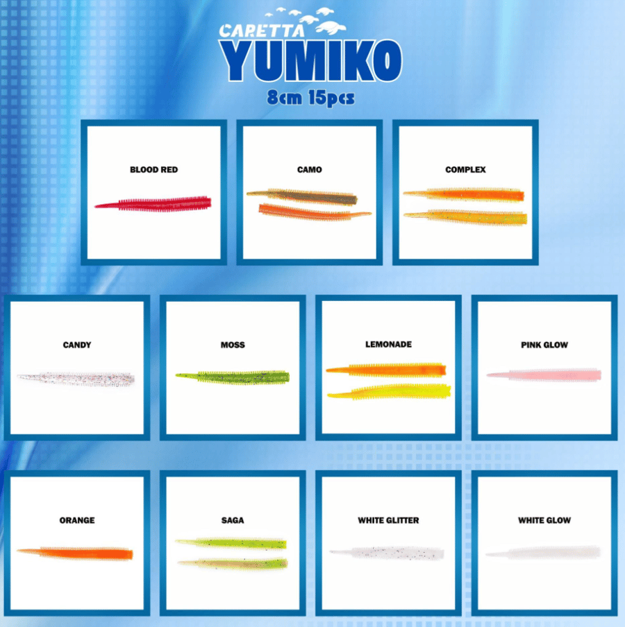 Silikon Yemler Caretta Yumiko 8cm Silikon Yem