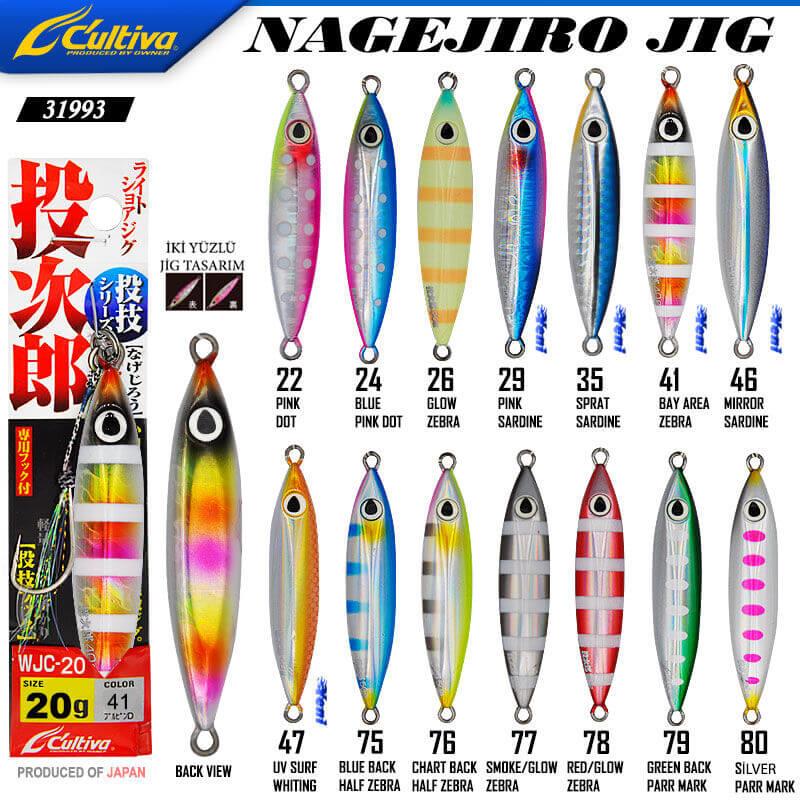Jig Yemler Cultiva 31993 Nagejiro Jig 20g Jig Yem