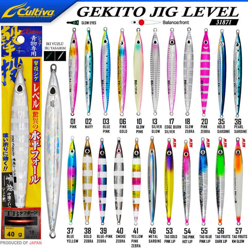 Jig Yemler Cultiva JİG 31871 Gekito Jig Level 40g 10.5 cm Jig Yem