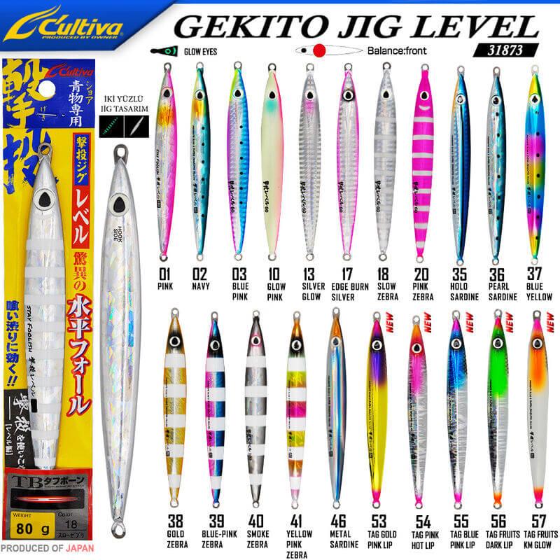 Jig Yemler Cultiva JİG 31873 Gekito Jig Level 80g 13.5 cm Jig Yem