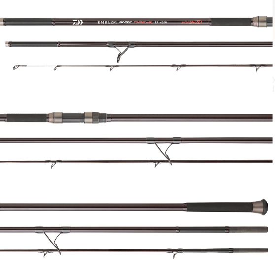 Surf Kamışları Daiwa Emblem S Type R 4.20m 100-225gr 3p Surf Kamış ( Hybrid)