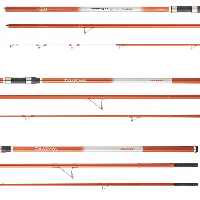 Surf Kamışları Daiwa New Shorecast 4.20m 100-225gr 3P Surf Kamış