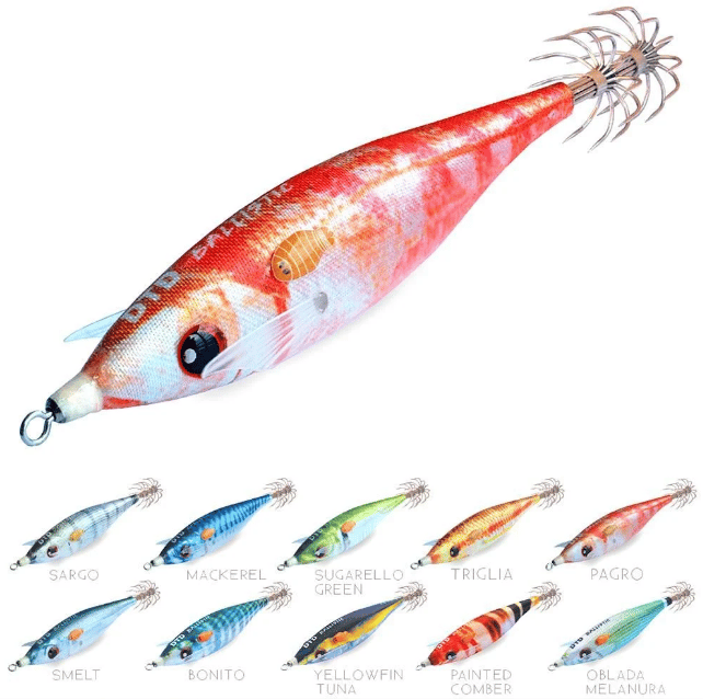 Kalamar Zokaları DTD Ballistic Real Fish 3.0 90mm 14.5gr Kalamar Zokası  - PAINTED COMBER