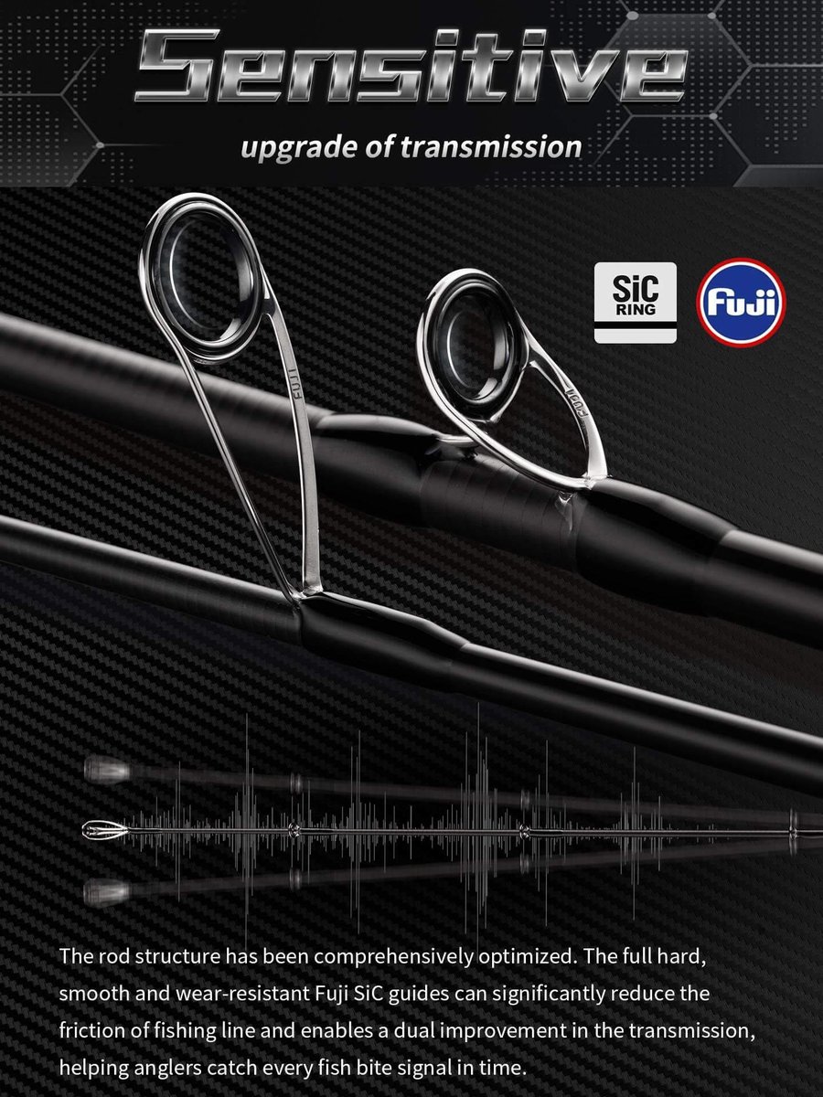 Jigging Kamışları Ecooda Black Expert 3 190cm 180-300g Slow Jigging Kamışı