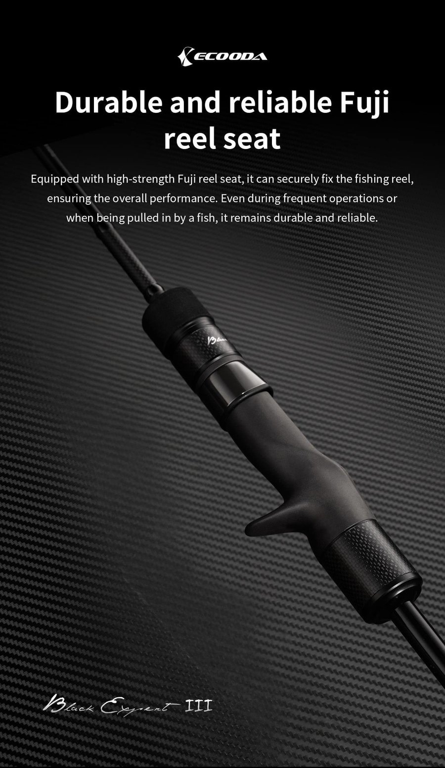 Jigging Kamışları Ecooda Black Expert 3 190cm 180-300g Slow Jigging Kamışı