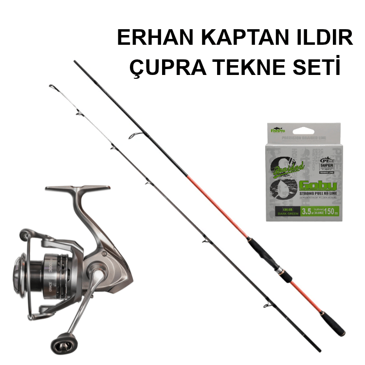 Erhan Kaptan Ildır Çupra Tekne Seti Hazır Olta Setleri