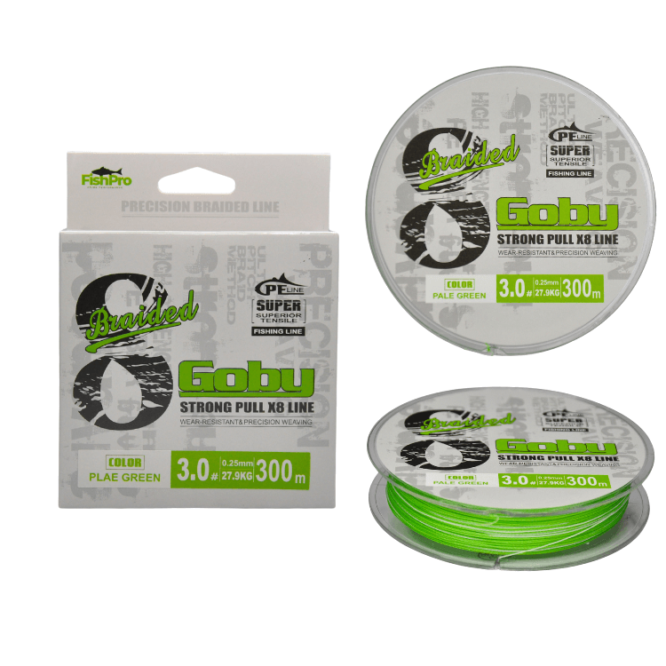İp Misinalar FishPro Goby 300m X8 Pale Green İp Misina - 0.10 MM