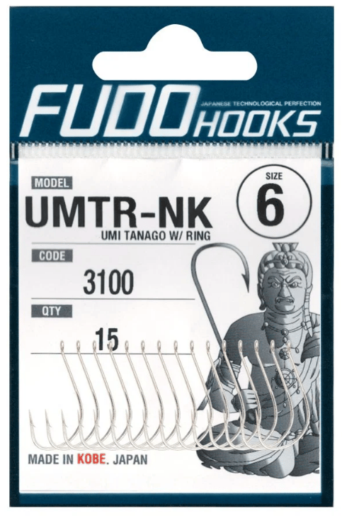 FUDO 3101 UMI TANAGO W/RING BLACK NIKEL 16P - # 12 Tekli İğneler