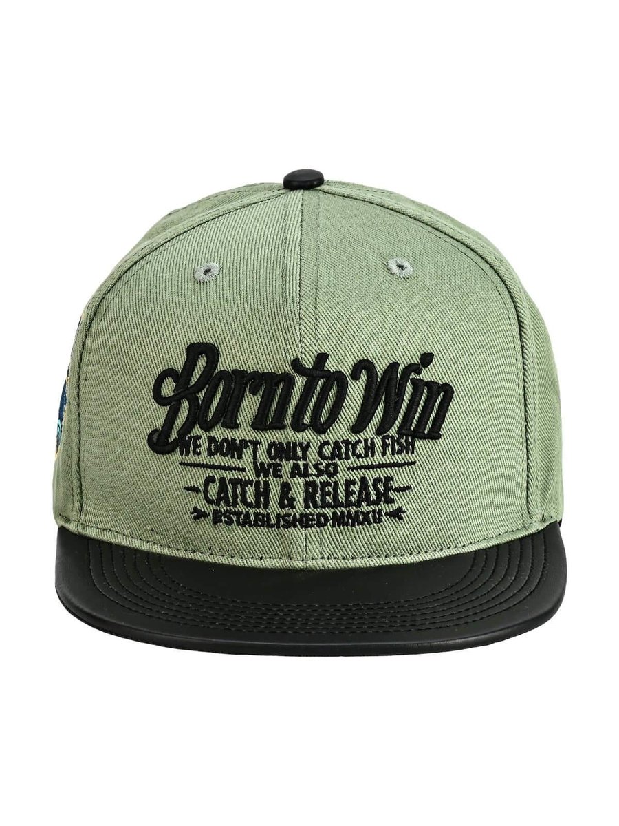 Balıkçı Giyim Fujin BTW Leather Visor Şapka Light Green