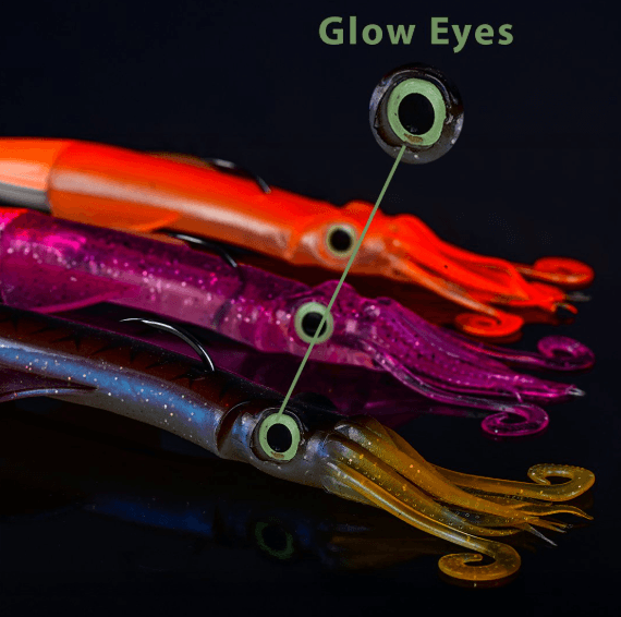 Tai Rubber & Slow Jig YemlerFujin Calamax EVO 160gr Combo Squid Silikon Yem - FOREST
