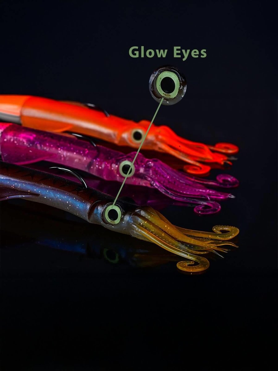 Silikon Yemler Fujin Calamax EVO 190gr Combo Squid Silikon Yem - RED