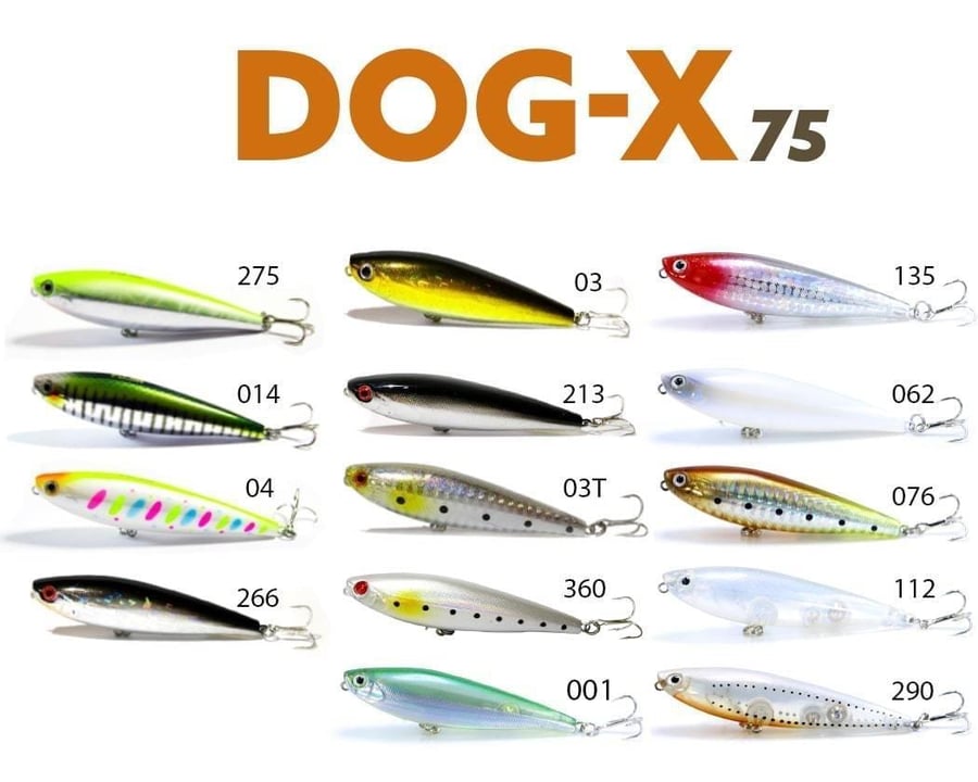 Maket Yemler FUJIN Dog-x 7.5cm 8.5gr Maket Balık