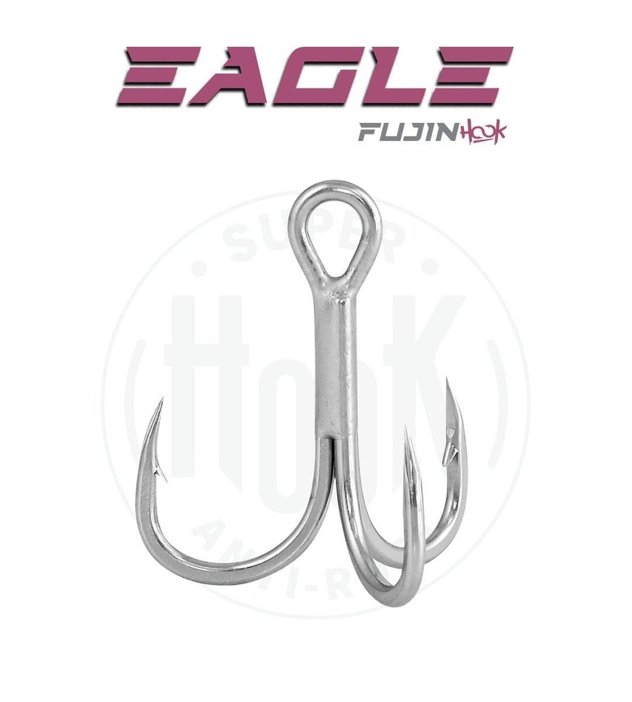 Üçlü İğneler Fujin Eagle Süper Anti-Rust Üçlü Kanca - 2