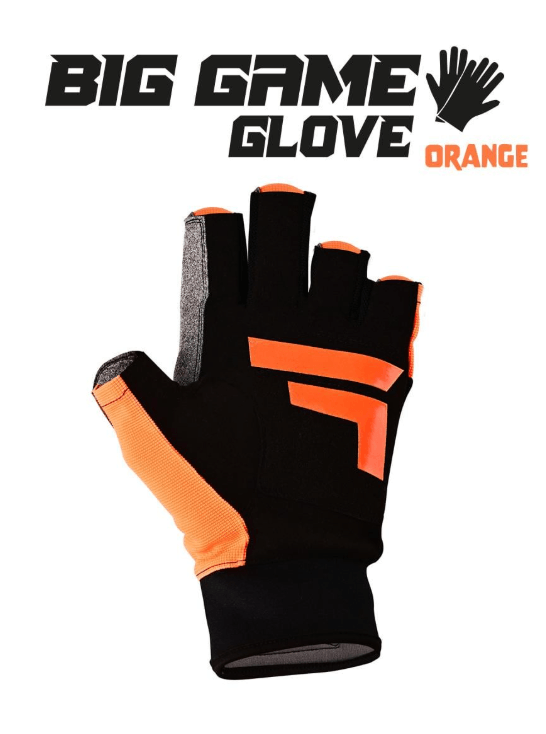 FUJIN Fujin Pro Angler S24 Big Game Gloves Orange - S/M Balıkçı Giyim