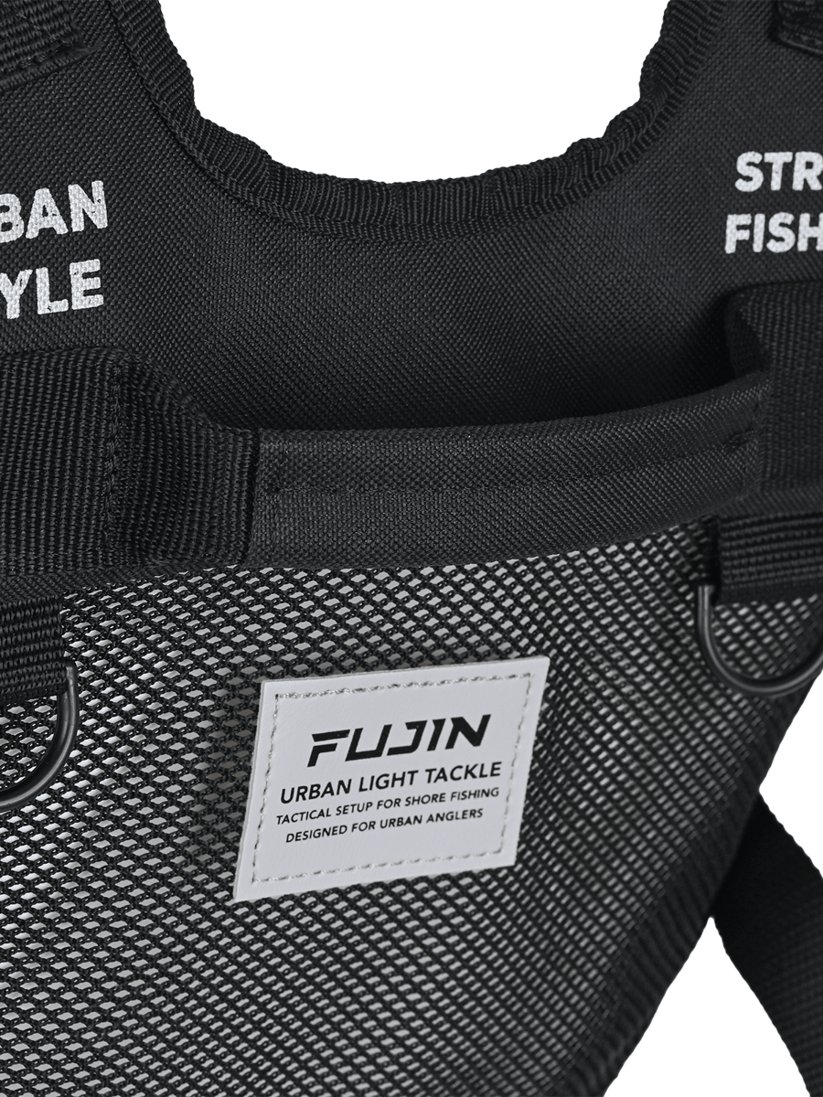 FUJIN Fujin Tactical Vest Black Balıkçı Çantası Çanta ve Kutular