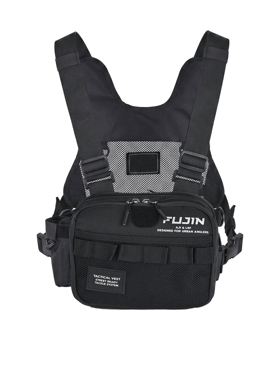 FUJIN Fujin Tactical Vest Black Balıkçı Çantası Çanta ve Kutular