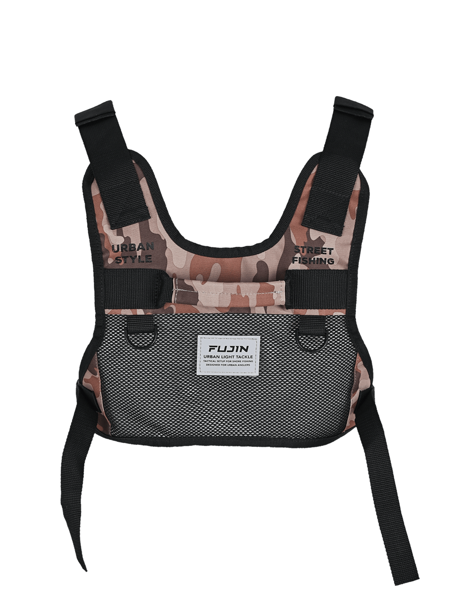 FUJIN Fujin Tactical Vest Brown Camo Balıkçı Çantası Çanta ve Kutular