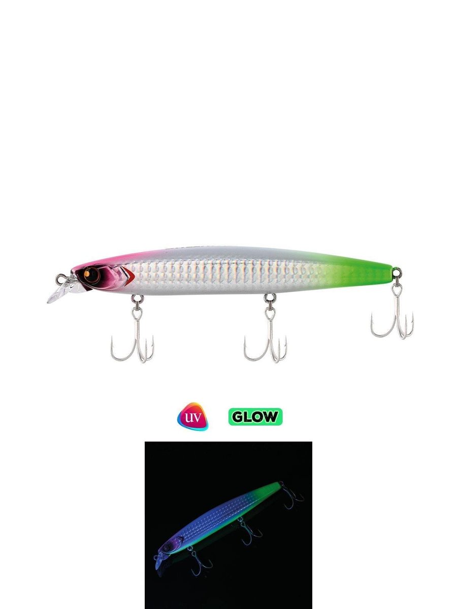 Maket Yemler Fujin Gallant 120F 19gr 120mm Floating Maket Balık - 126 CHART BACK PEARL