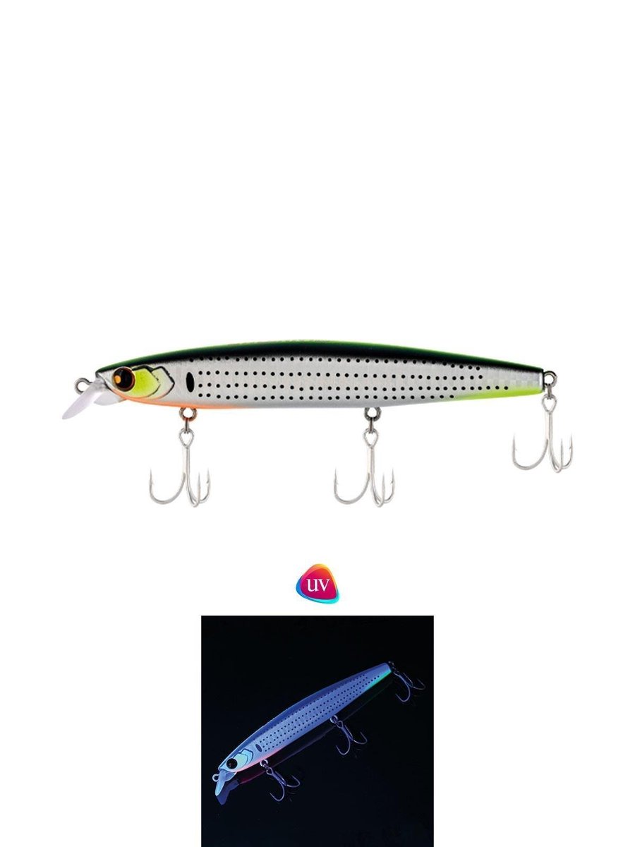 Maket Yemler Fujin Gallant 120F 19gr 120mm Floating Maket Balık - 126 CHART BACK PEARL