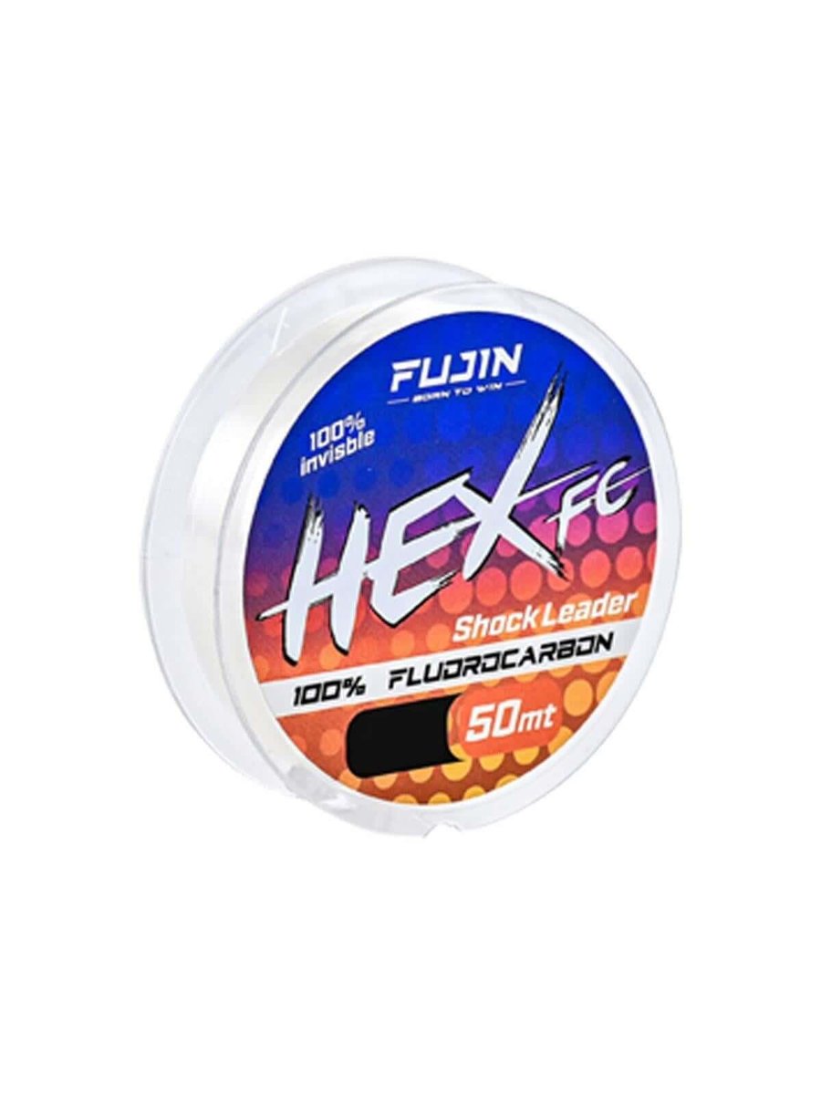 Fluorocarbon (Leader) Misinalar Fujin Hex %100 FC Leader 50mt Misina - 0.28MM