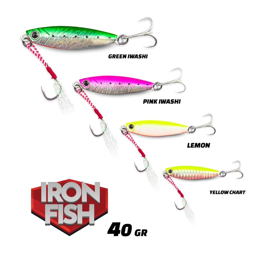 Jig Yemler Fujin Iron Fish 40gr 78mm Jig Yem