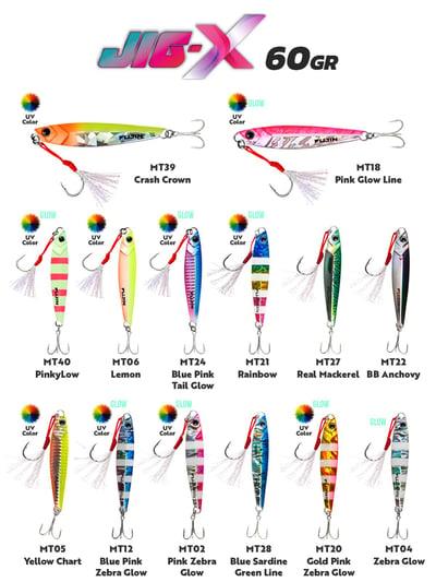 Jig Yemler Fujin Jig-X 60gr Shore Jigging Jig Yem - MT22 BB ANCHOVY